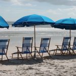 Beach chair rentals & umbrella service